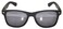 OWL Classic Vintage Smoke Lens Sunglasses Black Matte Frame