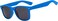 OWL Classic Vintage Smoke Lens Sunglasses Blue Frame Retro 80s