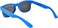 OWL Classic Vintage Smoke Lens Sunglasses Blue Frame Retro 80s