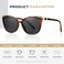 Colrea Trendy Cat Eye Sunglasses for Women Fashion Cateye UV400 Protection Glasses CL22017