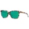 Costa Del Mar Womens May Round Sunglasses Tiger CowrieGreen Mirrored Polarized580G 57 mm