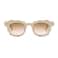 COTIA Fashion Square Sunglasses Women New Unique Irregular WaveShaped Frames Sun Glasses for Men Trending Cute Eyewear beige