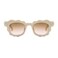 COTIA Fashion Square Sunglasses Women New Unique Irregular WaveShaped Frames Sun Glasses for Men Trending Cute Eyewear beige