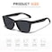 DANAMY Sunglasses Womens Polarized Sunglasses for Women Trendy Designer Mirrored UV Protection Sun Glasses