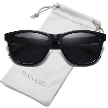 DANAMY Sunglasses Womens Polarized Sunglasses for Women Trendy Designer Mirrored UV Protection Sun Glasses