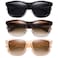 DANAMY Sunglasses Womens Polarized Sunglasses for Women Trendy Designer Mirrored UV Protection Sun Glasses