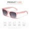 DANAMY Sunglasses Womens Polarized Sunglasses for Women Trendy Designer Mirrored UV Protection Sun Glasses