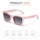 DANAMY Sunglasses Womens Polarized Sunglasses for Women Trendy Designer Mirrored UV Protection Sun Glasses
