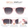 DANAMY Sunglasses Womens Polarized Sunglasses for Women Trendy Designer Mirrored UV Protection Sun Glasses