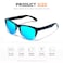 DANAMY Sunglasses Womens Polarized Sunglasses for Women Trendy Designer Mirrored UV Protection Sun Glasses