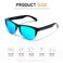 DANAMY Sunglasses Womens Polarized Sunglasses for Women Trendy Designer Mirrored UV Protection Sun Glasses