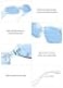 Dollger Trendy Rectangle Sunglasses for Women Retro y2k blue Sunglasses Color 90s sunglasses Blue