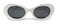 EHH Oval Round Retro Sunglasses Color Tint or Smoke Lenses White Smoke