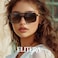 ELITERA Retro Aviator Sunglasses for Women MenPolarized Trendy Rectangle Womens Mens Shades Sun Glasses