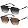 ELITERA Retro Aviator Sunglasses for Women MenPolarized Trendy Rectangle Womens Mens Shades Sun Glasses