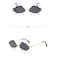 ENTHYI Cloud lightning Sunglasses for WomenMen Rimless Wave Glasses Eyewear for Party Rimless Sun glasses black
