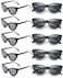 Eyegla Black Sunglasses Bulk Cat Eye Sunglasses Party Favor 1950s Inspired Glasses Set10Pack