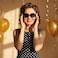 Eyegla Black Sunglasses Bulk Cat Eye Sunglasses Party Favor 1950s Inspired Glasses Set10Pack