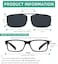Eyekepper 3pack Polarized Clip on Sunglasses With Spring Draw Bar GreyBrownG15 Lens 54 34MM