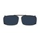 Eyekepper Metal Frame Clip On Sunglasses Polarized Grey Lens With Spring Draw Bar 54 34MM