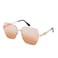 FEISEDY Classic Rimless Sunglasses Women Metal Frame Diamond Cutting Lens Sun Glasses B2567