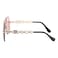 FEISEDY Classic Rimless Sunglasses Women Metal Frame Diamond Cutting Lens Sun Glasses B2567