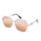 FEISEDY Classic Rimless Sunglasses Women Metal Frame Diamond Cutting Lens Sun Glasses B2567