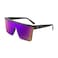 FEISEDY Oversized Sunglasses Mens Womens Flat Top Square Trendy Visor Shades UV400 B2470