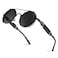 FEISEDY Polarized Aviator Sunglasses for Men Women Retro Steampunk Gothic Round Metal Frame Hippie Glasses B2351