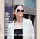 FEISEDY Polarized Women Square Sunglasses Sparkling Composite Shiny Frame B2289