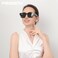 FEISEDY Retro 90s Square Sunglasses for Women Men Trendy Chunky Rectangle Sunglasses UV400 Protection B2385