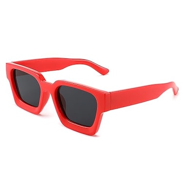 FEISEDY Retro 90s Square Sunglasses for Women Men Trendy Chunky Rectangle Sunglasses UV400 Protection B2385