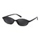 FEISEDY Retro Oval Cat Eye Sunglasses for Women 90s Narrow Lightweight Shades Y2k Trendy Sunnies B0257