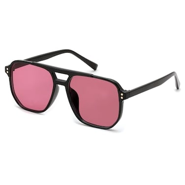 FEISEDY Retro Square Aviator Sunglasses Women Men 70s Vintage Trendy Plastic Frame Sun Glasses B2835