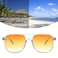 FEISEDY Retro Square Aviator Sunglasses Women Men 70s Vintage Trendy Plastic Frame Sun Glasses B2835