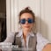 FEISEDY Retro Square Aviator Sunglasses Women Men 70s Vintage Trendy Plastic Frame Sun Glasses B2835
