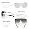 FEISEDY Square Oversized Sunglasses for Men Women Flat Top Shield One Piece Lens Sun Glasses Shades B2765