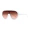 FEISEDY Sunglasses Women Oversized One Piece Frame UV400 Sun Glasses Trendy Retro Shades B2580