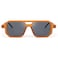 FEISEDY Vintage Square 70s Flat Aviator Sunglasses Women Men Classic Retro Stylish Frame UV400 Sunglasses B2622