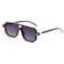 FEISEDY Vintage Square 70s Flat Aviator Sunglasses Women Men Classic Retro Stylish Frame UV400 Sunglasses B2622