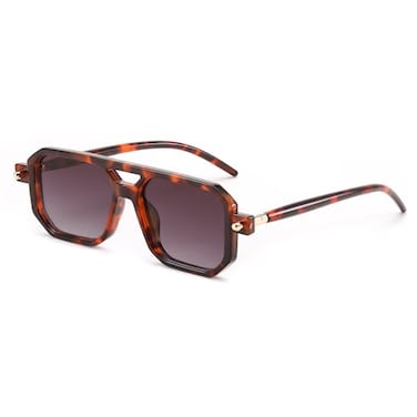 FEISEDY Vintage Square 70s Flat Aviator Sunglasses Women Men Classic Retro Stylish Frame UV400 Sunglasses B2622