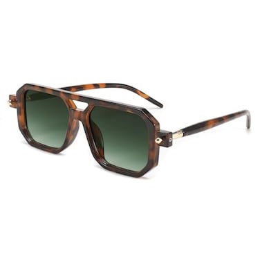 FEISEDY Vintage Square 70s Flat Aviator Sunglasses Women Men Classic Retro Stylish Frame UV400 Sunglasses B2622
