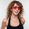 FEISEDY Vintage Square 70s Flat Aviator Sunglasses Women Men Classic Retro Stylish Frame UV400 Sunglasses B2622