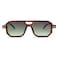 FEISEDY Vintage Square 70s Flat Aviator Sunglasses Women Men Classic Retro Stylish Frame UV400 Sunglasses B2622