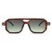 FEISEDY Vintage Square 70s Flat Aviator Sunglasses Women Men Classic Retro Stylish Frame UV400 Sunglasses B2622