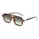FEISEDY Vintage Square 70s Flat Aviator Sunglasses Women Men Classic Retro Stylish Frame UV400 Sunglasses B2622