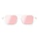 FEISEDY Vintage Square 70s Flat Aviator Sunglasses Women Men Classic Retro Stylish Frame UV400 Sunglasses B2622