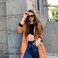 FEISEDY Vintage Square Sunglasses Womens Luxury Trendy Sun Glasses Thick Frame Shade UV400 Protection B2378
