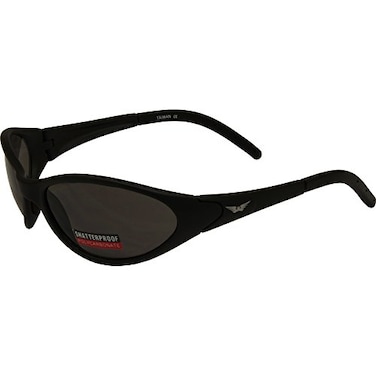Global Vision Jaguar Sunglasses Black FrameSmoke Lens