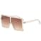 GRFISIA Square Oversized Sunglasses for Women Men Flat Top Fashion Shades